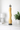 Tall postmodern wooden pepper mill by Robert Wilhelm Raw Design USA striped top polka dot base sculptural design