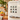 Nine preppy animal fridge magnets displayed on a cream retro refrigerator in a colourful vintage-style kitchen