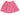 Pink floral skirt on a white background