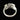 Silver ring with 'Star Wars' engraving on a textured surface