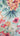 Tropical floral pattern with colorful flowers and leaves on a light background