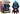 A Funko Pop Vinyl figure of Demongo from the TV Series Samurai Jack, with blue accents on the character, wearing a black outfit with a red cape.