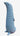 Sky blue modernist ceramic penguin detail view