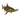 Solid brass hammerhead shark sculpture with sleek curved body and polished golden finish.