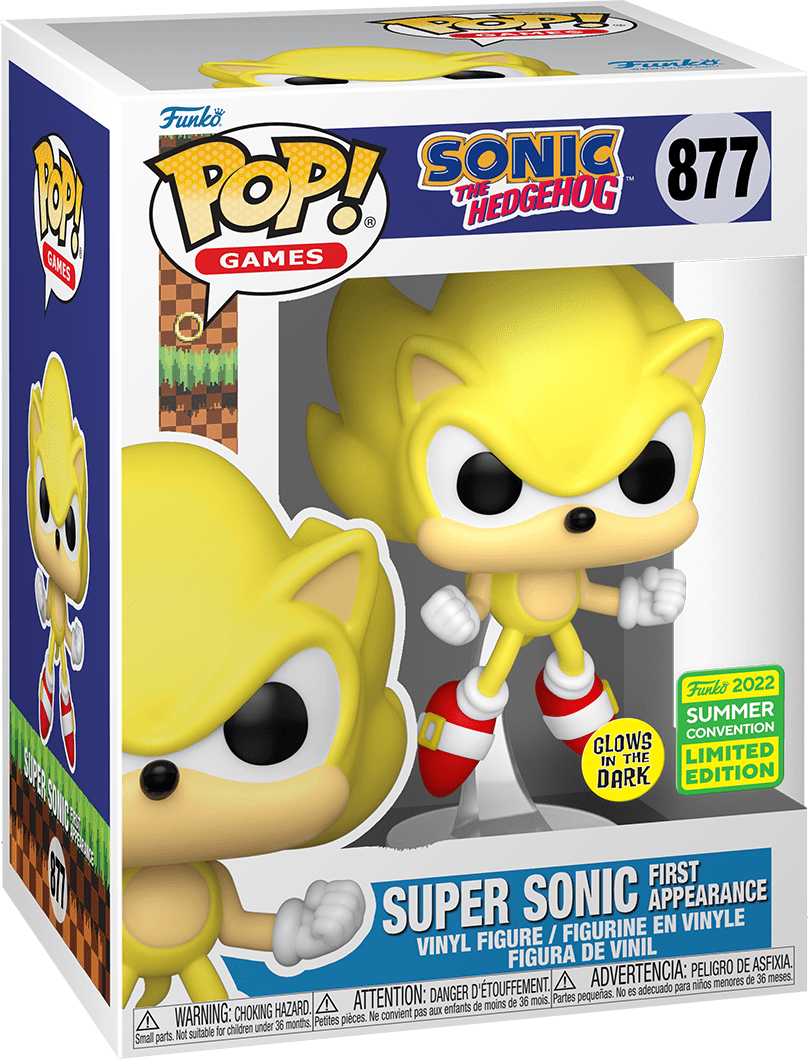Pop Vinyl - Super Sonic First Appearance GITD #877
