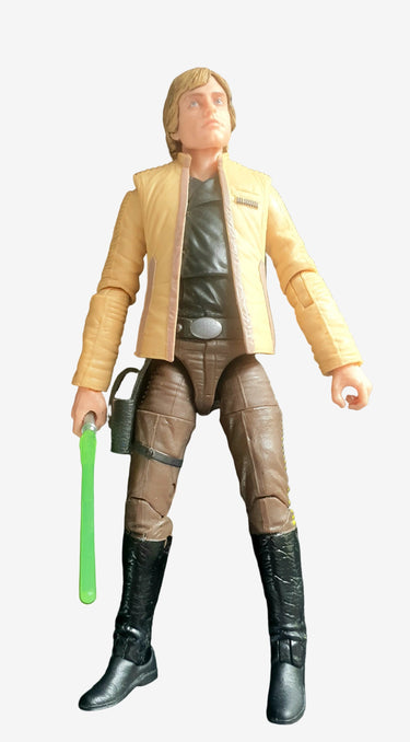 Star Wars The Black Series Luke Skywalker Yavin Ceremony 15cm loose figure with green lightsaber