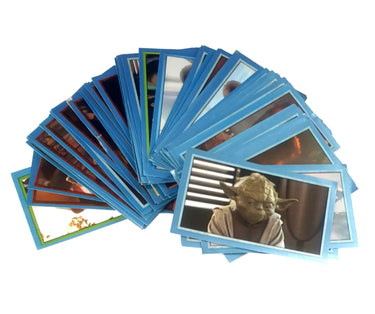 Star Wars Episode II 2002 Merlin sticker lot featuring scenes from Attack of the Clones