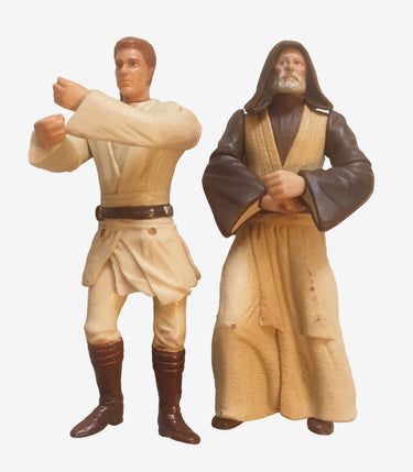 Star Wars Obi-Wan Kenobi 1998 Kenner and Hasbro loose figure pair – Planet Retro NZ