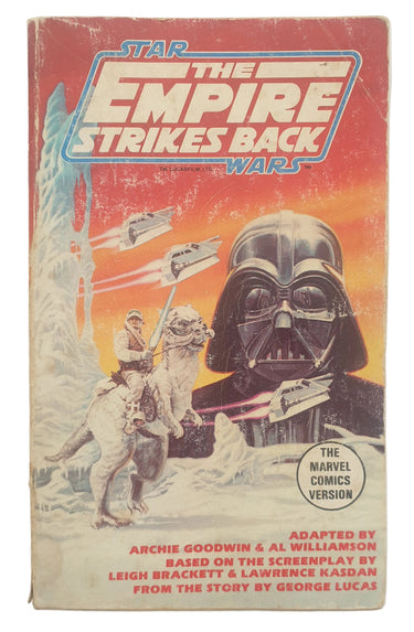 Vintage 1980 Star Wars The Empire Strikes Back Marvel paperback novel in good used condition