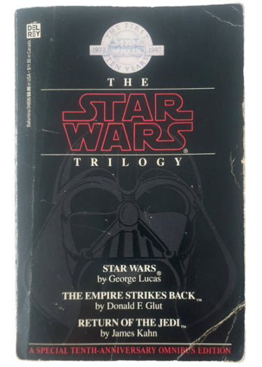 Star Wars Trilogy Omnibus Edition 1987 paperback book featuring the original trilogy in one volume