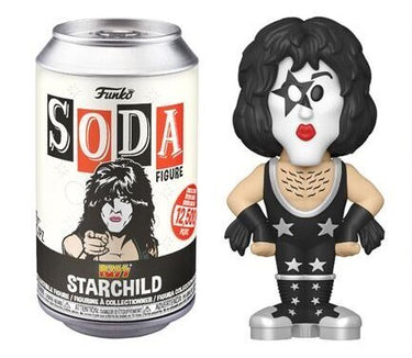 Starchild KISS Funko Soda figure with collector can and disc, limited edition 1 of 12,500.