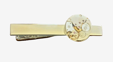 Steampunk Watch Parts Tie Clip / Bar, view 1