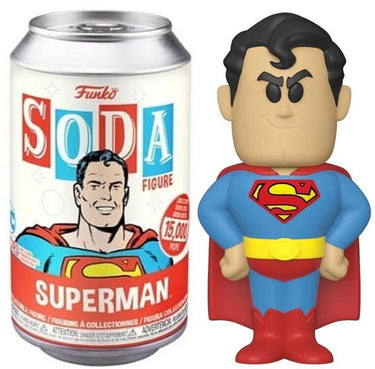 Vaulted Superman DC Comics Funko Soda figure with collector can and disc, limited edition 1 of 12,500.