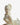 Vintage ceramic mermaid figure detail