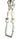 Vintage ivory-look elephant motif statement necklace with pierced teardrop pendant, 1970s–80s Asian export jewellery.