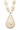 Decorative necklace with elephant carvings on a white background