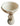 Top view of vintage FARO Italian cherub pedestal bowl