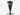 Vintage hand-forged iron candlesticks with tripod bases, pair