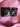 Vintage pink Kangol angora beret made in England