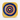Vintage Petra Ceramics New Zealand square serving platter with colourful concentric rings