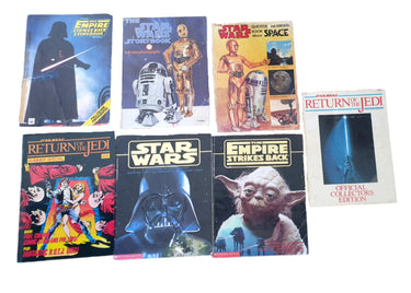 Vintage Star Wars books and specials lot of 7 from 1977 to 1997