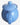 Vintage Sylvac UK blue ceramic teapot from the 1950s–1960s, shown on a neutral background – Planet Retro NZ