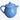Vintage Sylvac UK blue ceramic teapot from the 1950s–1960s, shown on a neutral background – Planet Retro NZ