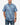 Vintage Thai blues men’s shirt in blue patterned 100% cotton with wax process print, size 2XL.