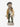 Vintage Ucago Japan ceramic farmer figurine holding a white rabbit and carrot with pipe and hand-painted details.