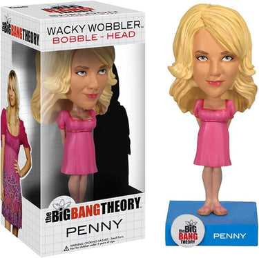 Bobblehead figure of Penny from The Big Bang Theory with packaging