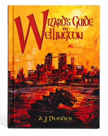 Signed first edition Wizard’s Guide to Wellington by A.J. Ponder 2012 hardcover
