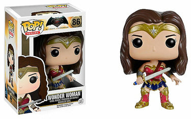wonder woman batman v superman funko pop vinyl 86 new vintage toys collectables planet retro nz
