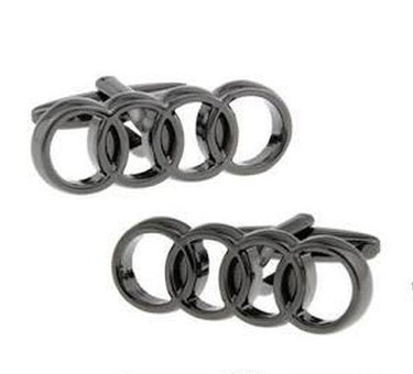 Cufflinks-Audi Rings-Planet-Retro-NZ