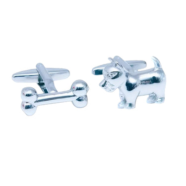 Dog & Bone Cufflinks Vintage Planet Retro NZ