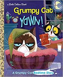 Little Golden Book - Grumpy Cat: Yawn planet retro nz