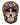 Mexican Sugar Skull Brooch - Jubly Umph Planet Retro NZ