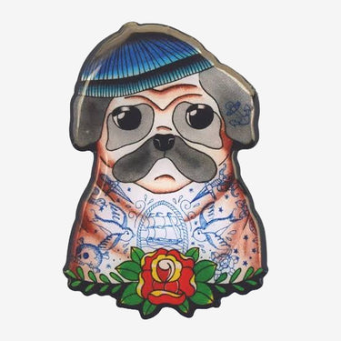 Jubly Umph Brooch - Sailor Pug - Planet Retro
