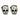 Jubly Umph Stud Earrings - Sailor Skull - Planet Retro