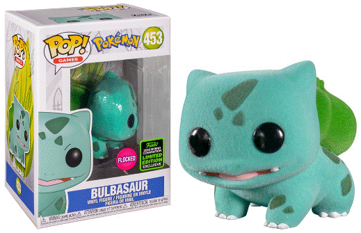 Pop Vinyl Pokemon Bulbasaur Flocked 453 Planet Retro