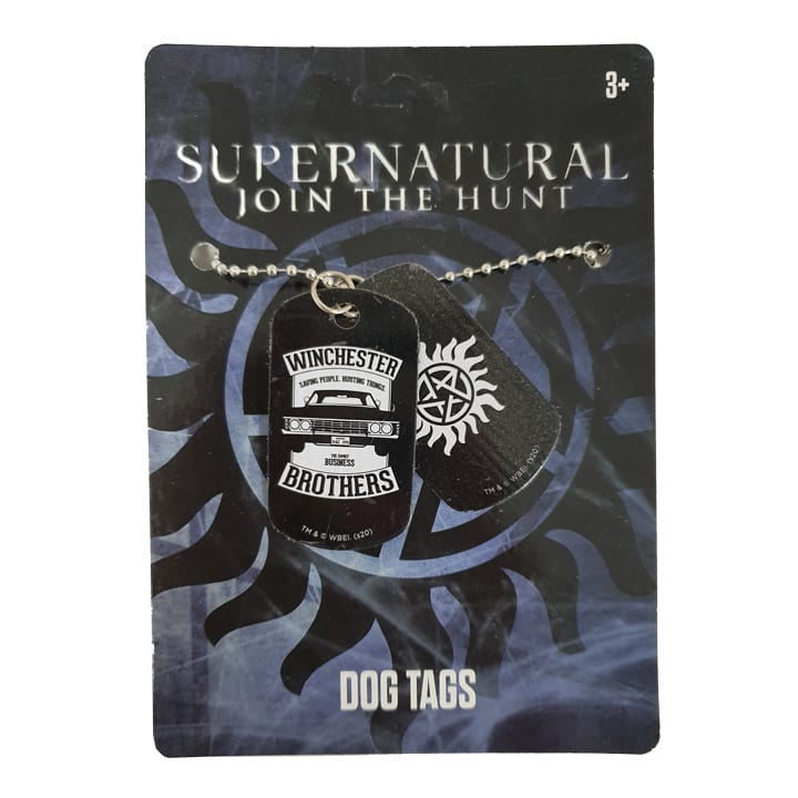 Supernatural on sale dog tags