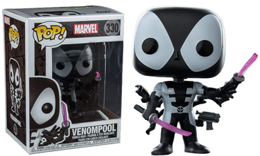 venompool-funko-pop-vinyl-330-planet-retro figure in packaging
