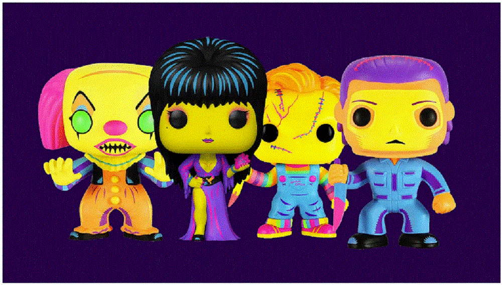 BLACK LIGHT Funko Pop Vinyls Retro