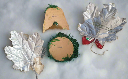 1960s Vintage Christmas Ornaments - Set of 4 Planet Retro NZ 6