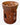 Signed JH 1989 studio pottery aroma burner in orange-brown glaze