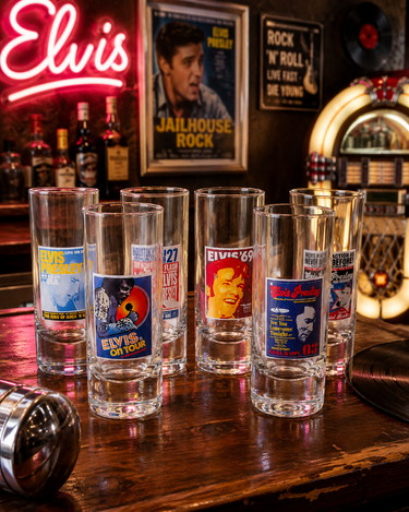 Elvis Presley Shot Glass Set (6) – Boxed