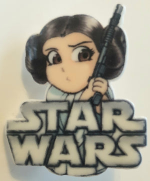 Brooch Set Star Wars (Leia/Trooper/Vader)