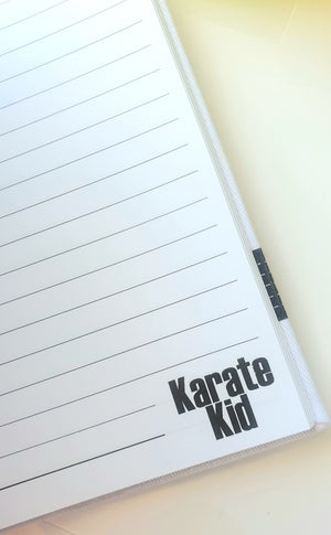 Karate Kid Lined Notebook
