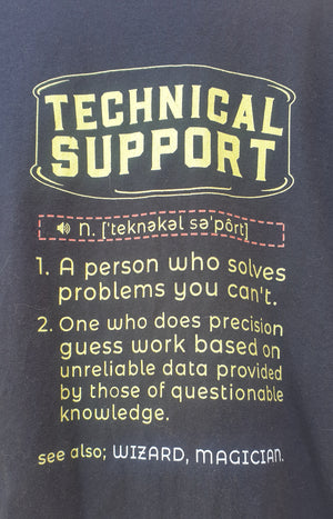 Technical Support T-Shirt - Men's (Lge)