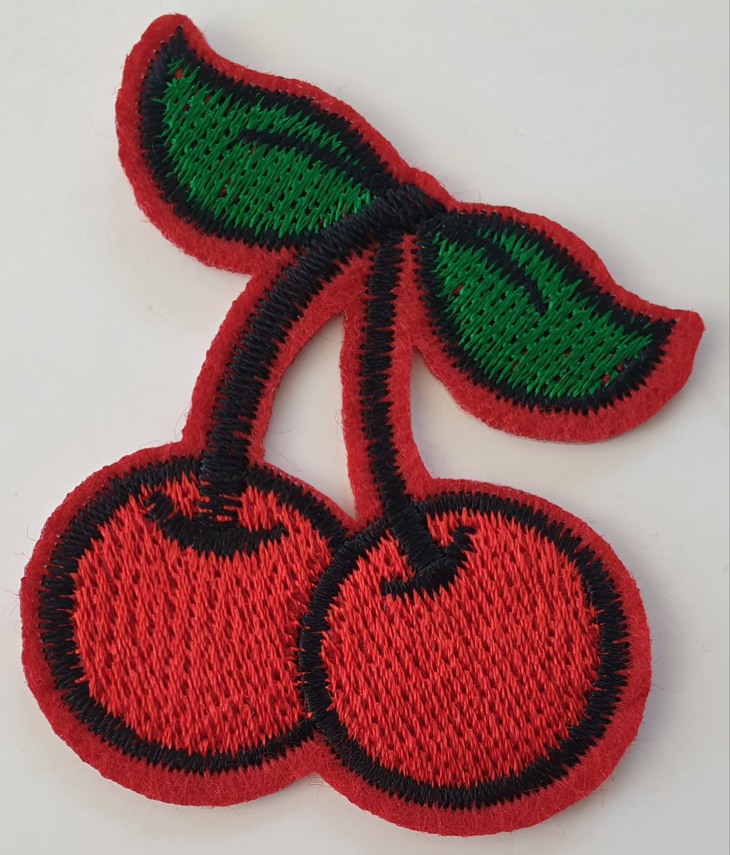 Embroidered Patch - Cherries