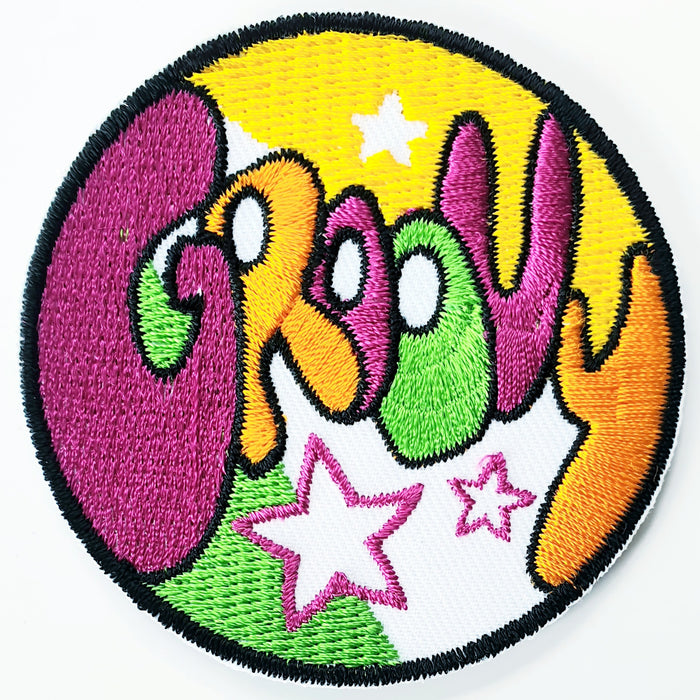 Embroidered Patch - Groovy 70s